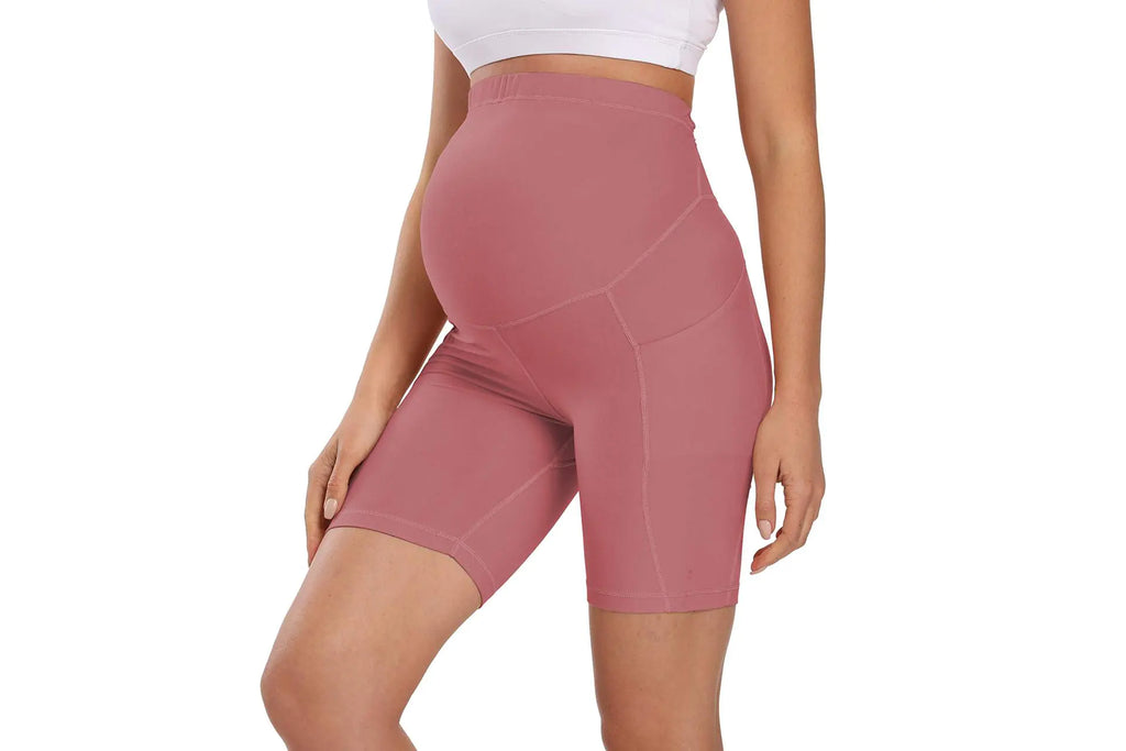 Mini Yoga Fitness Maternity Pants – Short-Length Active Pregnancy