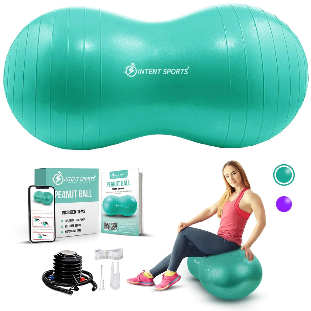 Intent Sports Peanut Ball for Labor & Pregnancy – Mint Green, Anti-Burst