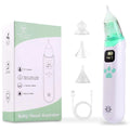 Electric Baby Nasal Aspirator | USB Rechargeable, 3 Suction Levels with Music & LCD Display