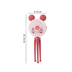 Portable Baby Stroller Fan | USB Rechargeable & Quiet Night Light