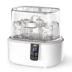Baby Bottle Sterilizer & Dryer – Steam Clean, Holds 6 Bottles