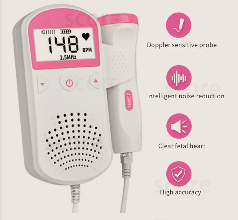 Home Pregnancy Fetal Heart Rate Monitor Device